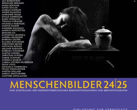 sw-Bild für die Ausstellung Menschenbilder 24/25