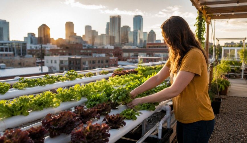 Rooftop Hydroponic Farm