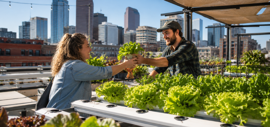 Rooftop Hydroponic Farm