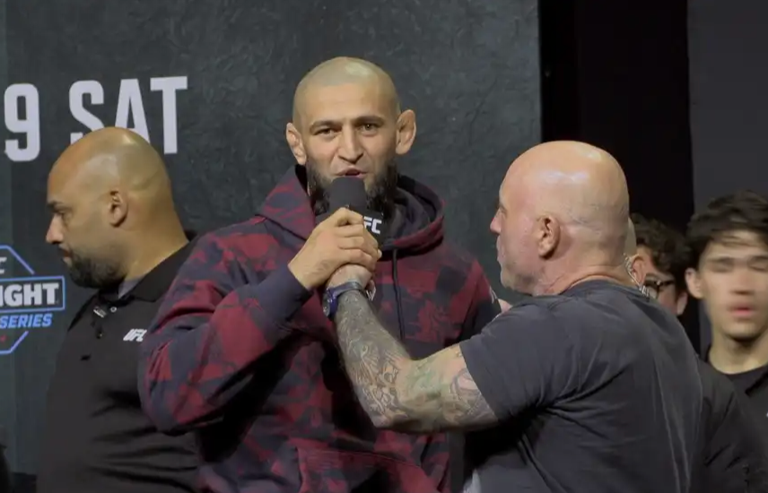 Chimaev And Strickland Weigh-In