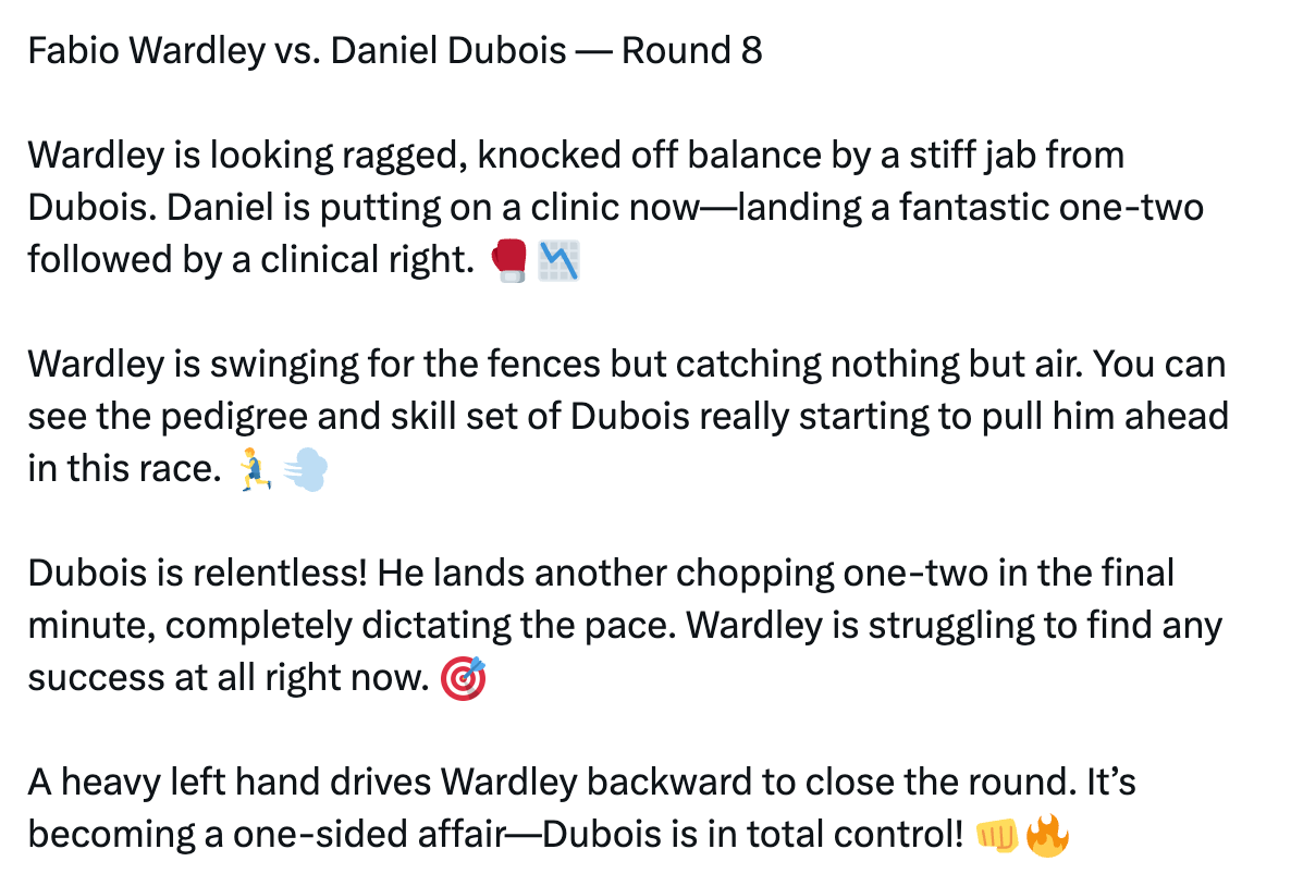 Wardley Vs. Dubois