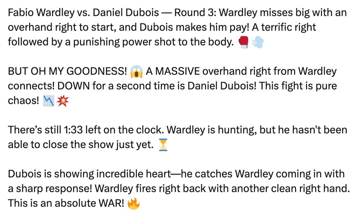 Wardley Vs. Dubois