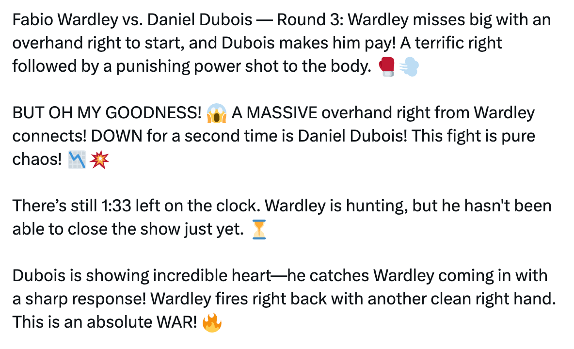Wardley Vs. Dubois