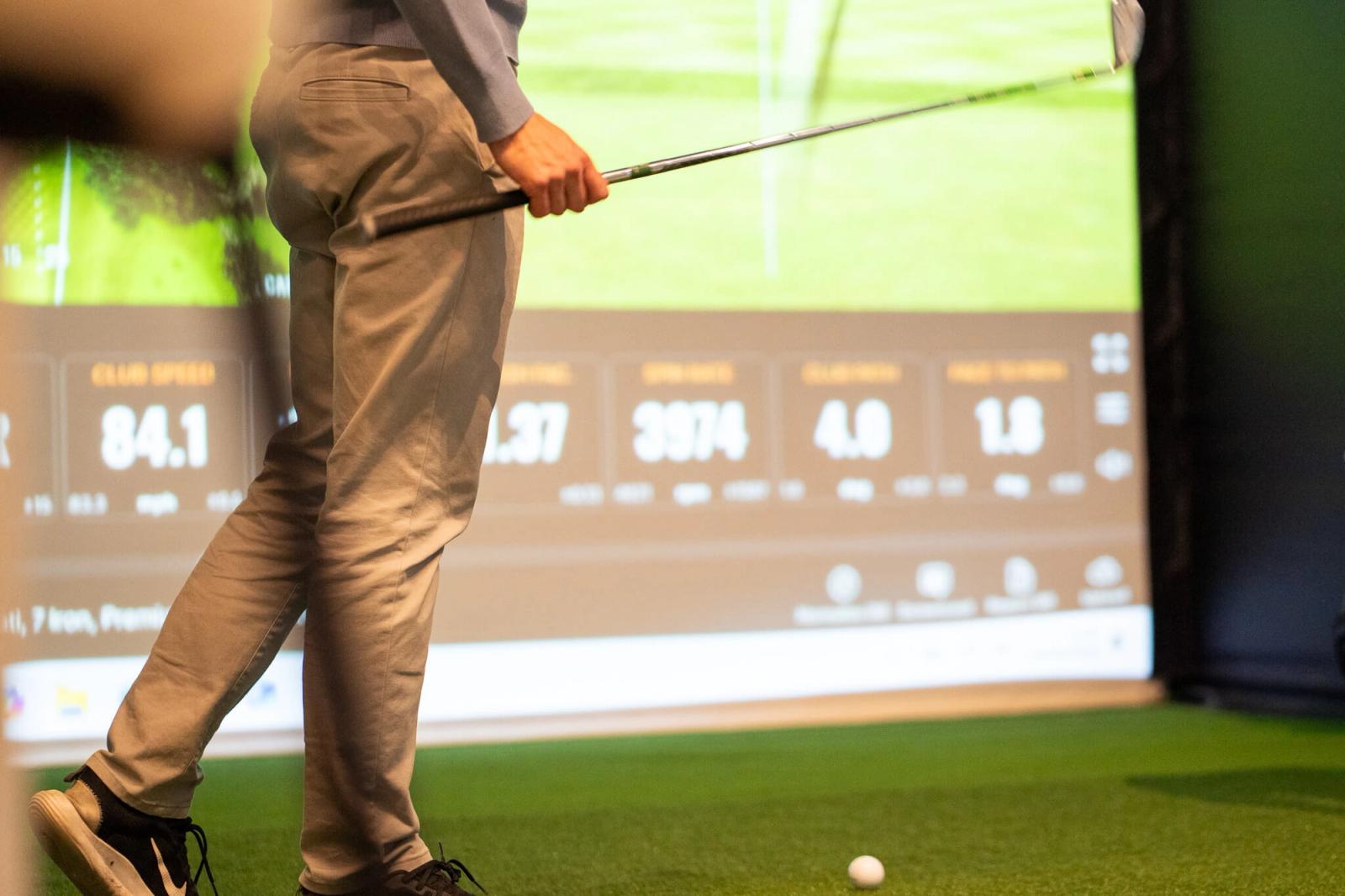 Practice golf in London