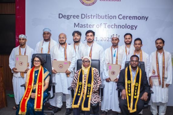 IIT Madras Zanzibar Holds its First Degree Distribution Ceremony