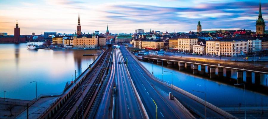 Bild av centrala Stockholm.