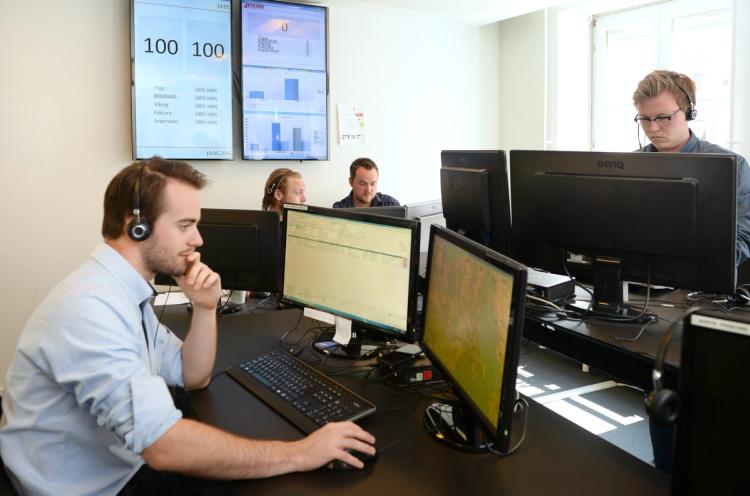 Kundeservice- og vagttelefon