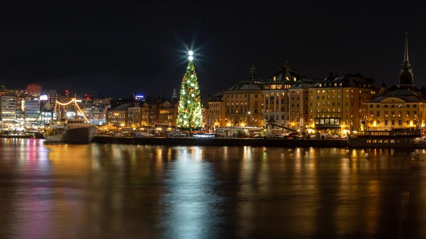 Hamnen i Stockholms innerstad.
