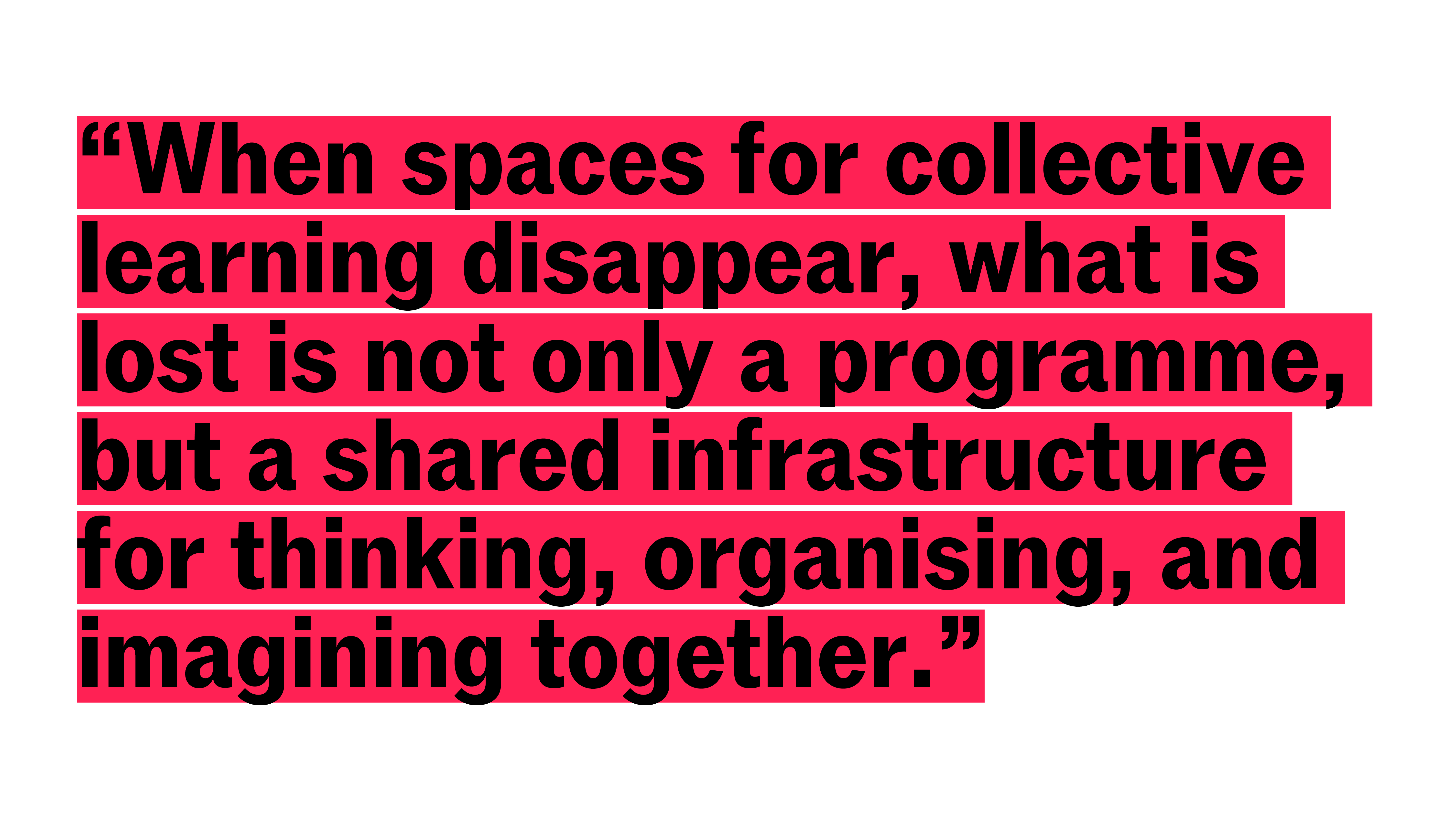 SoC Open Letter: Call to Action & Continuation