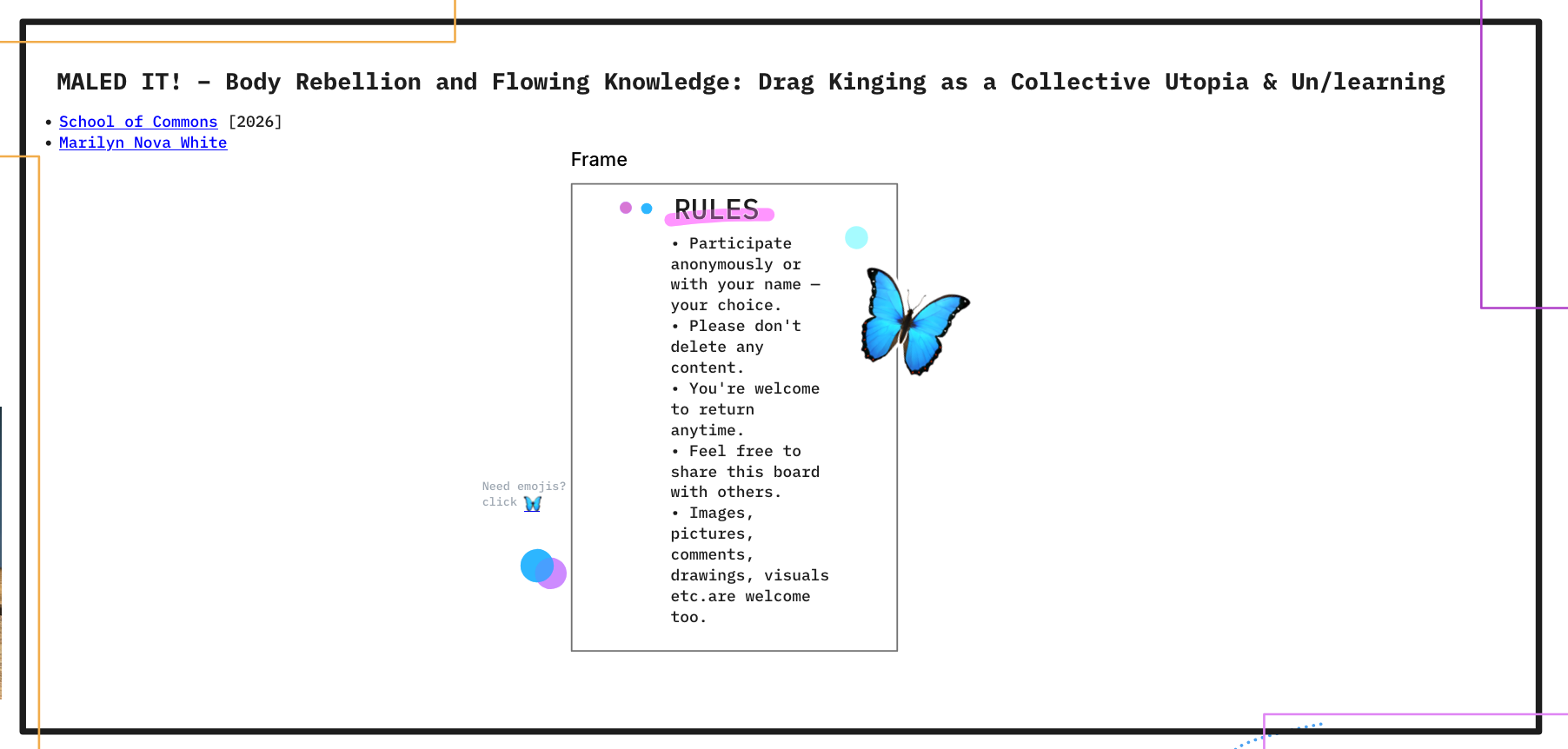 Rules of Drag King ulnearning