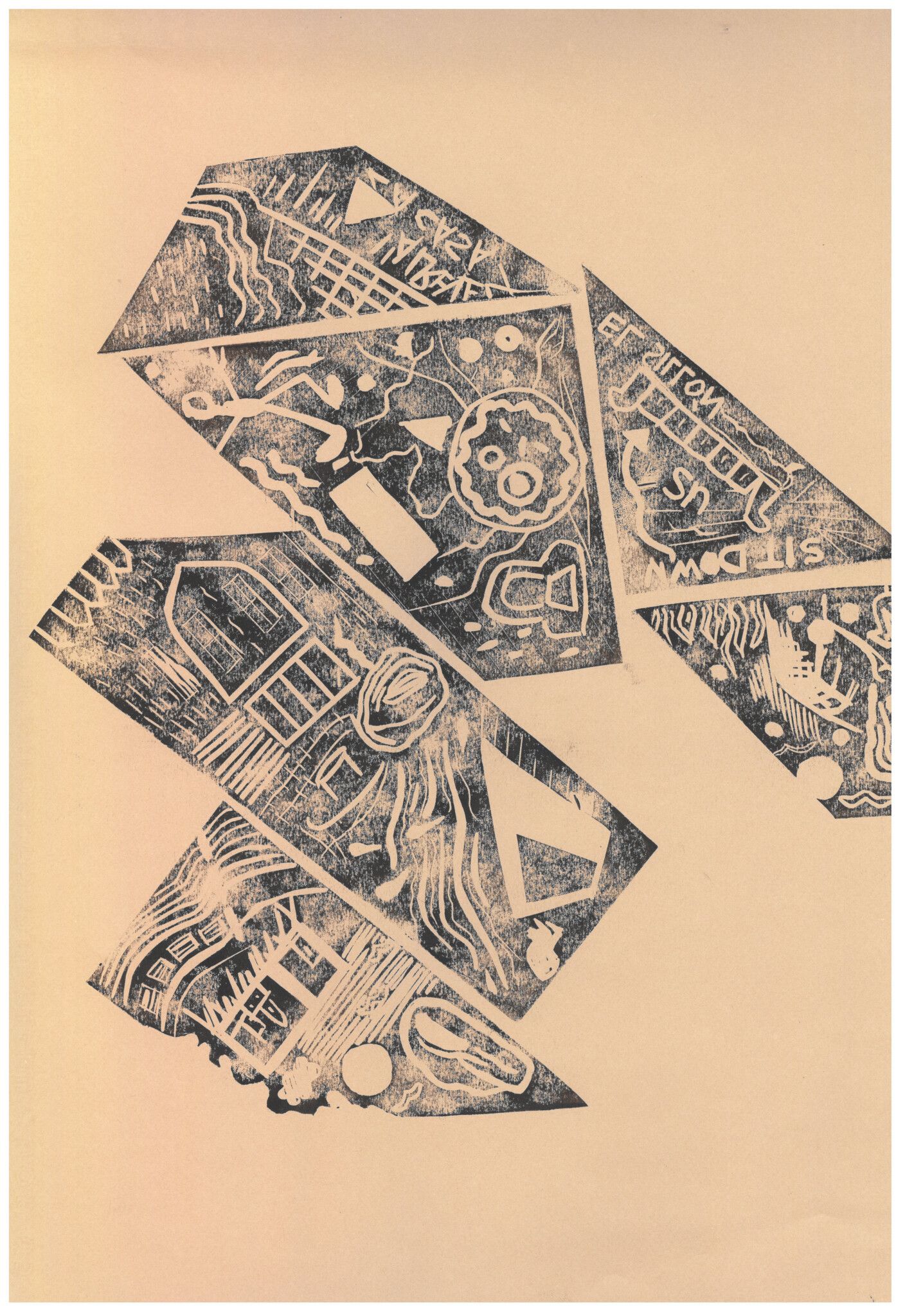 ><><><>scans of lino prints made by participants of Amsterdam workshop (December 2023)