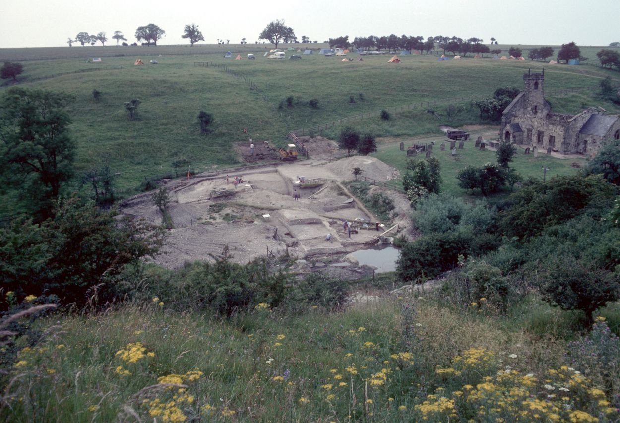 The South Mill Site under excavation in the later 1970s  (Stamper, P.)