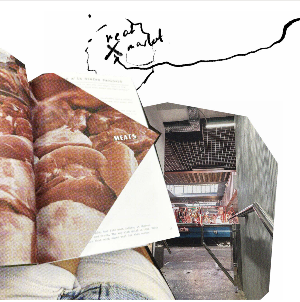 Fig. 6 Meat Market and a photograph of a random cookbook. Photographs are courtesy of the2vvo (2023)