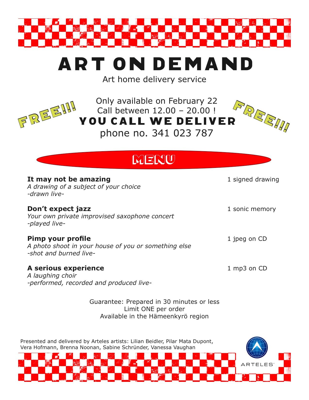 ART ON DEMAND (AOD) is a collaborative participatory project. 