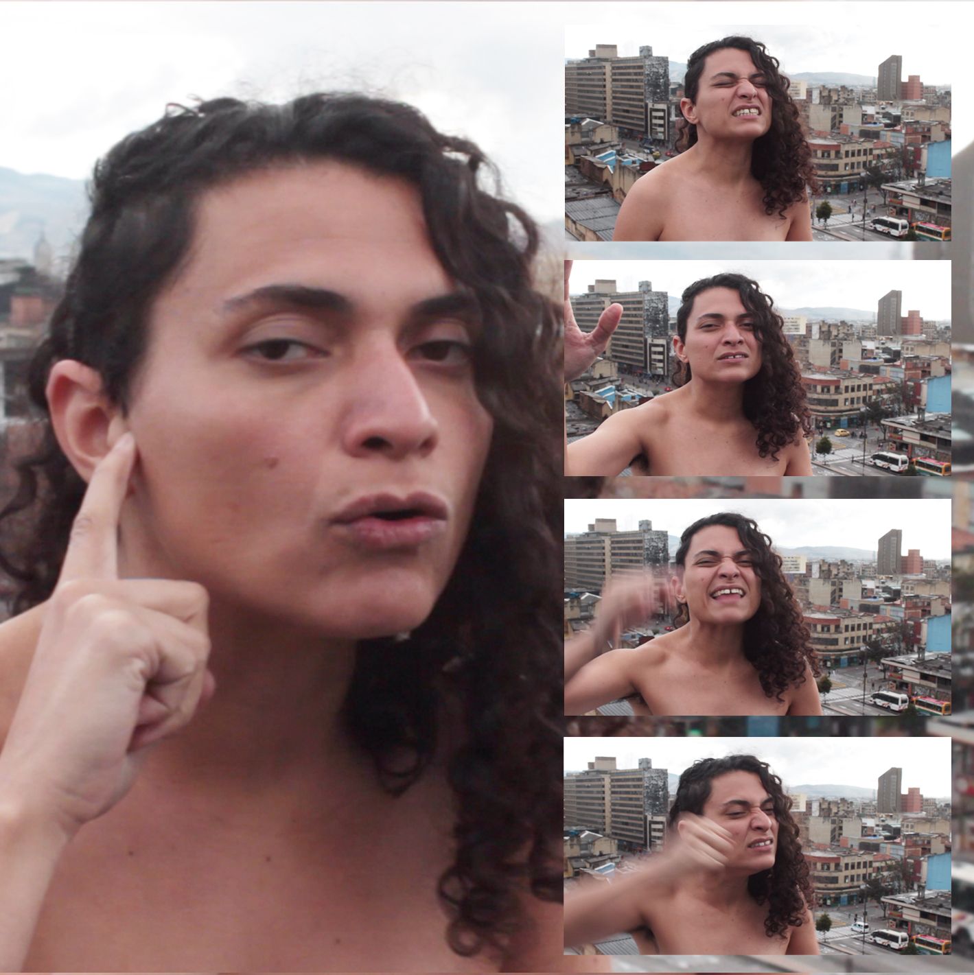 Érika Ordosgoitti, corra, 2014, spoken word poetry, 8 min. 2 sec., screengrab