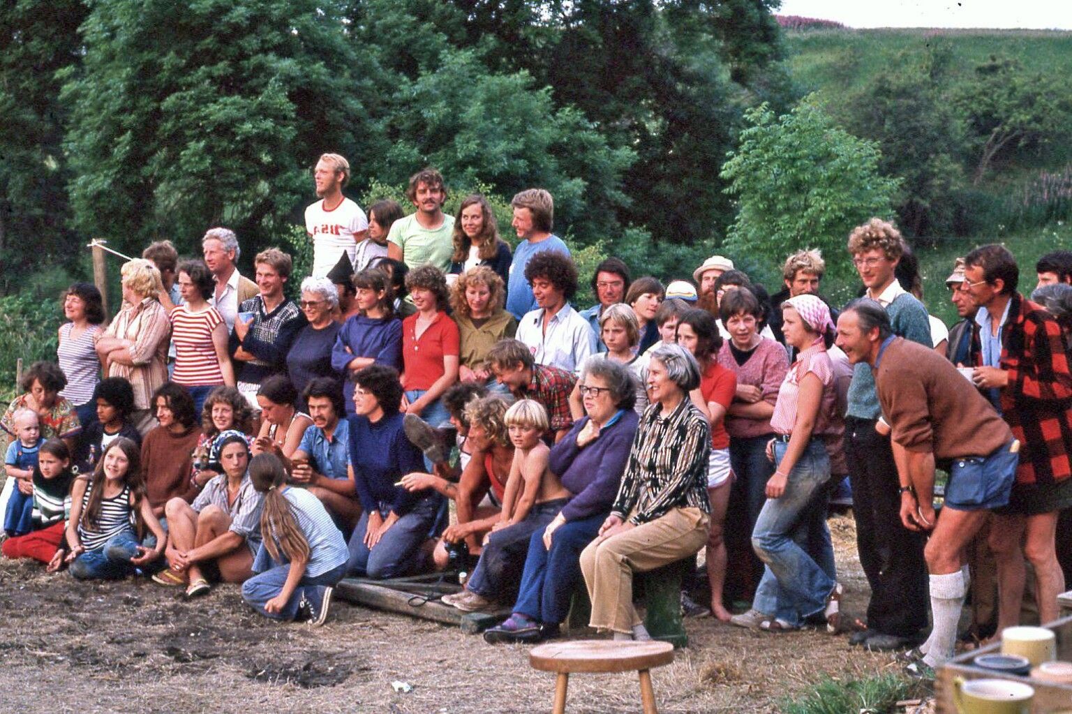 Excavation team, 1979 (Wharram Research Project)