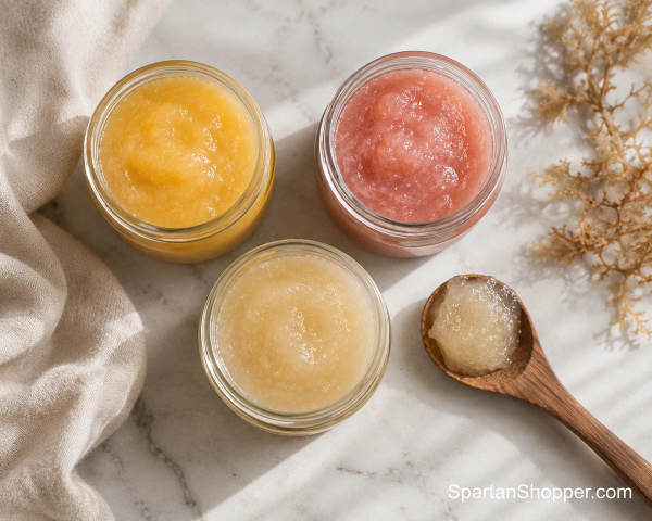 Sea moss gel jars compared side by side for the best sea moss gel roundup