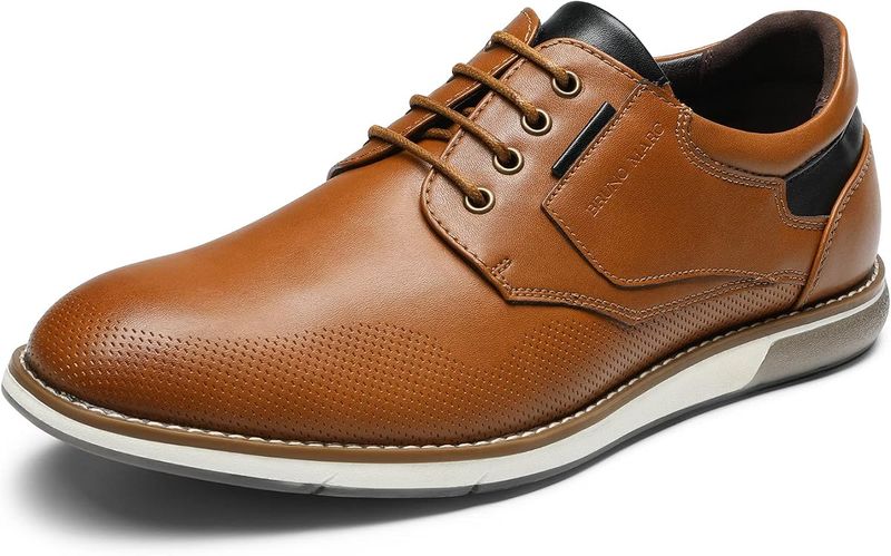 Bruno Marc Men’s Dress Oxford Sneakers
