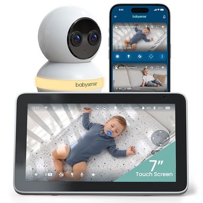 Babysense Touch 7" Touchscreen Smart WiFi Baby Monitor