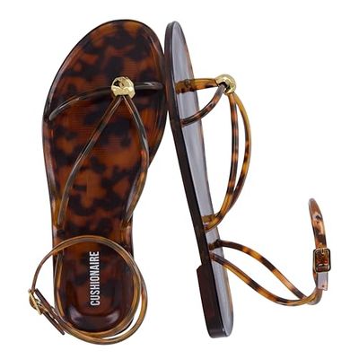 CUSHIONAIRE Vita Jelly Sandals for Women