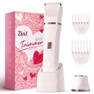Risina 2-in-1 Bikini Trimmer: Pink Kit