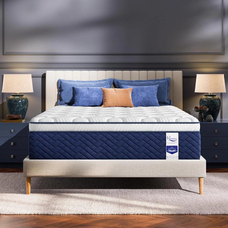 14" Extra Firm King Hybrid Mattress with 7-Zone Support — 43% Off