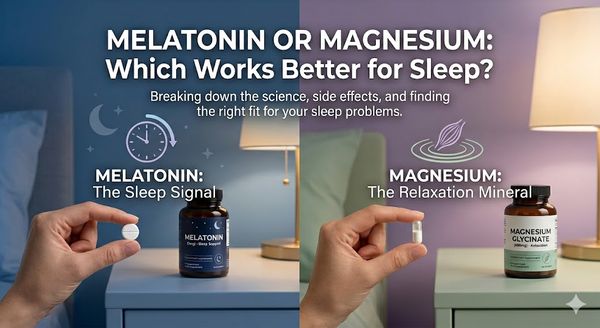 Melatonin vs magnesium glycinate for sleep — breaking down the science, side effects, and which works better