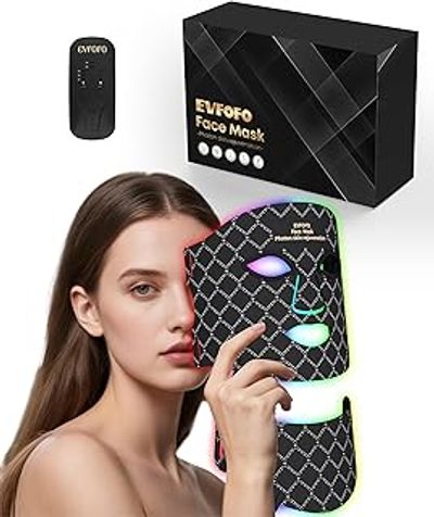 EVFOFO 7-Color LED Red Light Therapy Mask — 33% Off