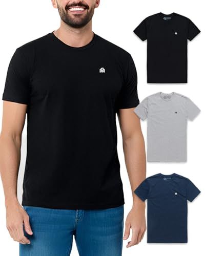 INTO THE AM Men's Plain Tee 3-Pack