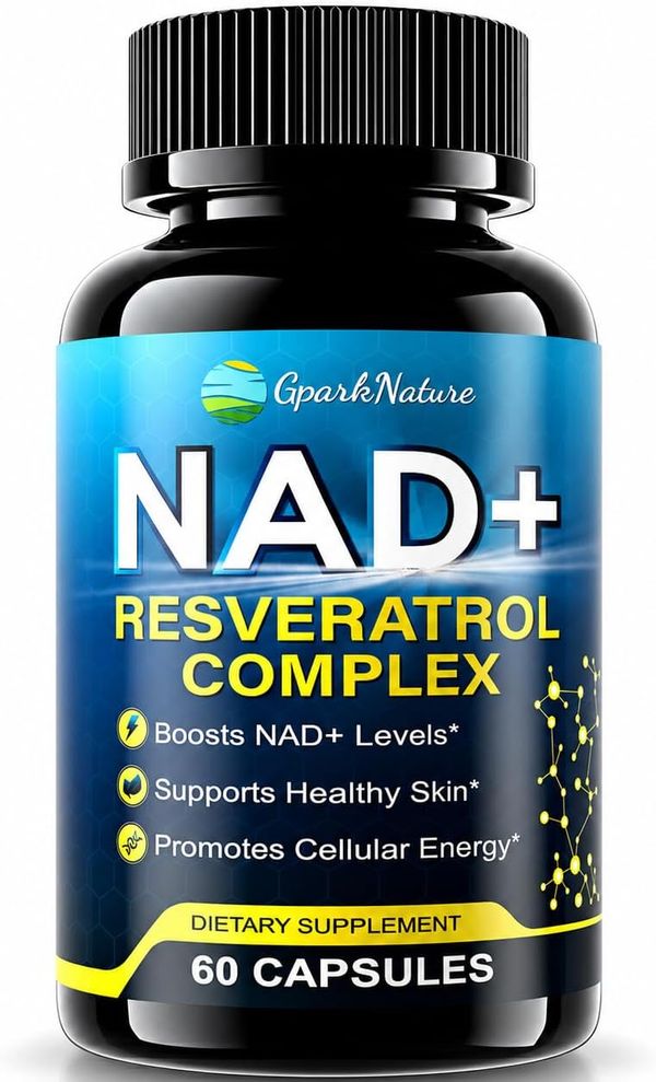 GparkNature NAD+ Supplement — Resveratrol & Urolithin A