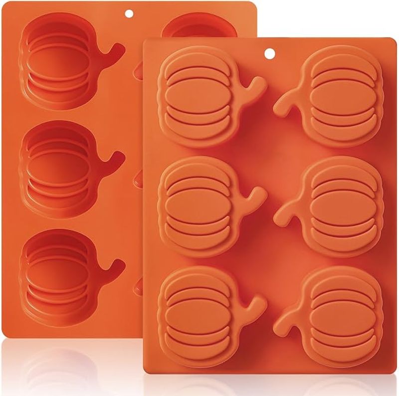 HKNMTT Pumpkin Silicone Molds, Set of 2