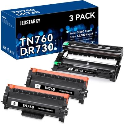 Jeostarky Brother TN760 Toner + DR730 Drum — 50% Off with Code
