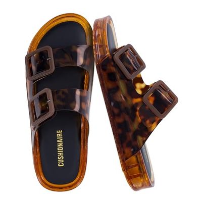 CUSHIONAIRE Pool Jelly Sandals for Women