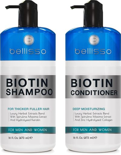 Biotin Shampoo and Conditioner Set for Thinning Hair