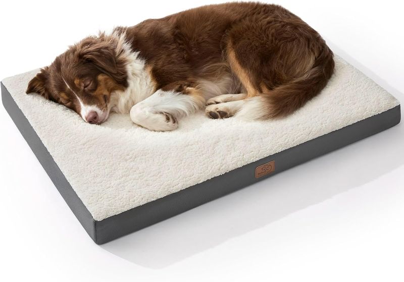 Bedsure Washable Orthopedic Dog Bed, Large, Grey