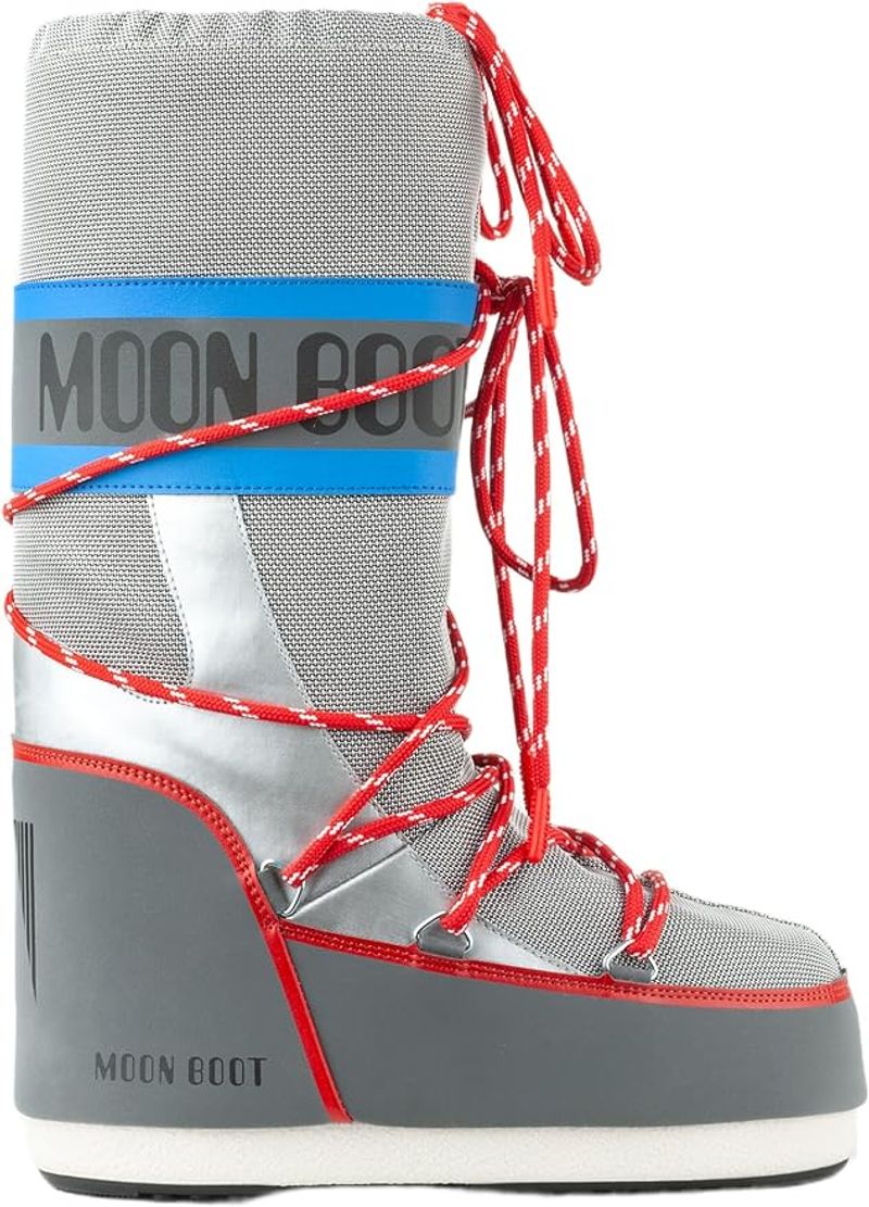 Moon Boot Icon Space Racing reflective nylon après-ski boots
