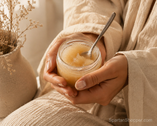 Sea moss gel and supplement forms arranged for the sea moss benefits for women guide