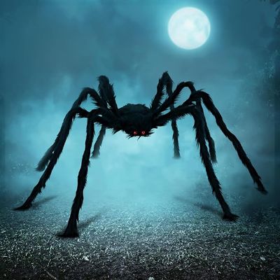 JOYIN Giant Spider: Black, 5-Foot Span