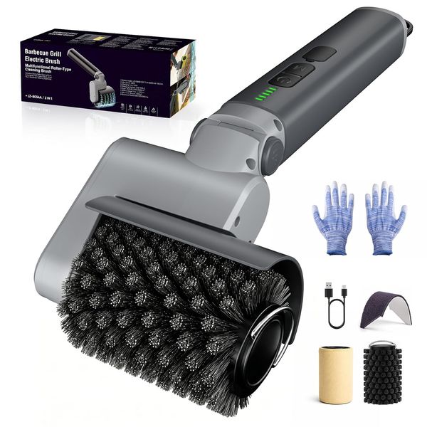 Lihsykds Cordless Electric Grill Brush — 50% Off with Code