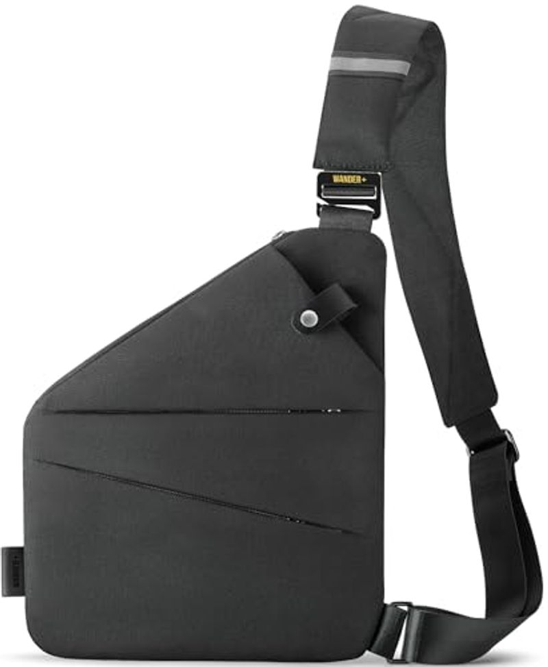 WANDER+ PLUS Anti-Theft Crossbody Bag (Black)