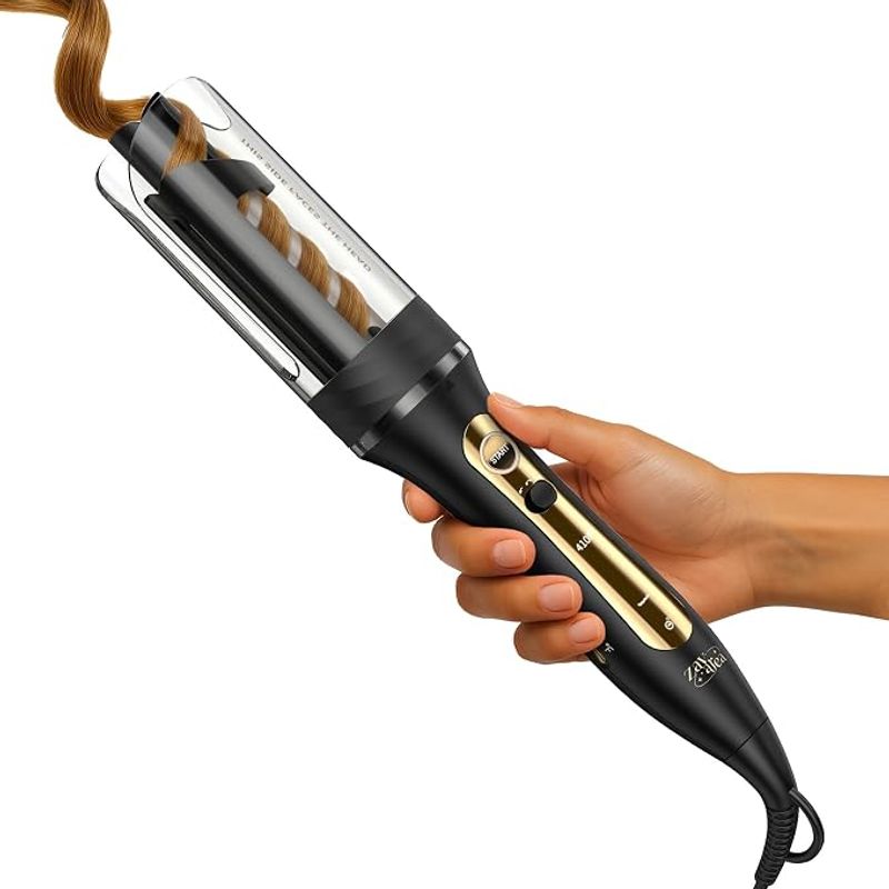 ZAVAREA Automatic Rotating Curling Iron — 20% Off