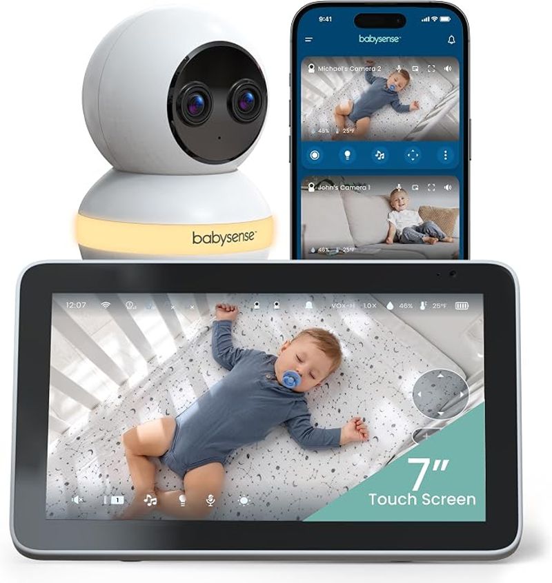 Babysense Touch 7" Smart WiFi Baby Monitor