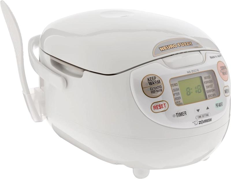 Zojirushi NS-ZCC10 Neuro Fuzzy rice cooker with nonstick spherical inner pan