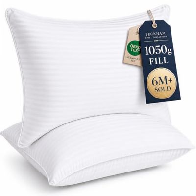 Beckham Hotel Collection Bed Pillows, Standard/Queen Set of 2