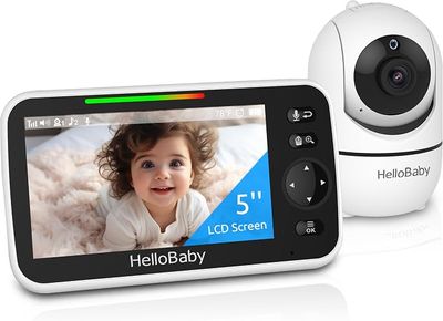 HelloBaby No WiFi Baby Monitor Camera and Audio HB6550
