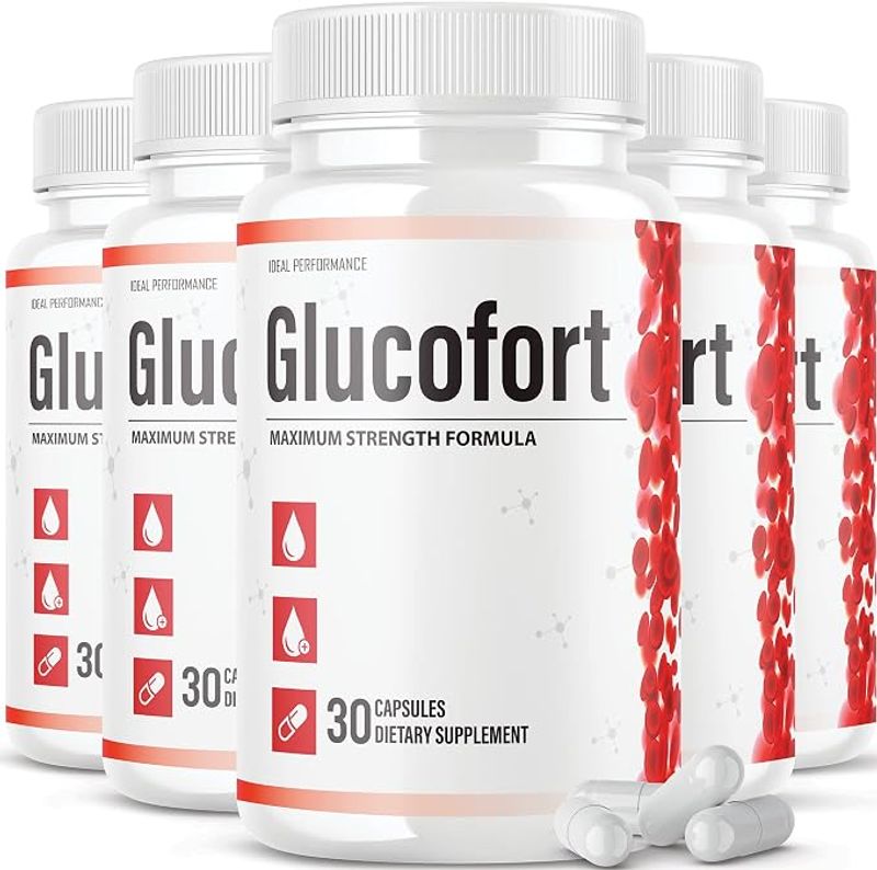 Glucofort blood sugar supplement bottle