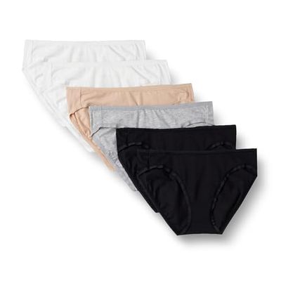 Amazon Essentials Women's Cotton Spandex Bikini Brief Underwear