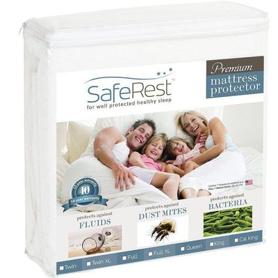 SafeRest Waterproof Queen Size Mattress Protector