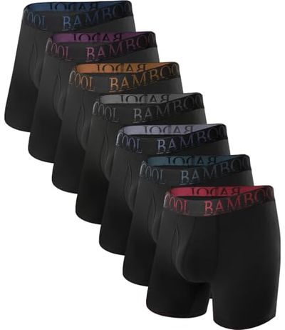 BAMBOO COOL Men's ComfortSoft Boxer Briefs Multipack