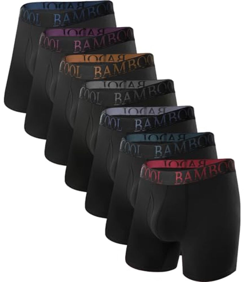 BAMBOO COOL Men's ComfortSoft Boxer Briefs Multipack